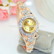 Высокое качество моды роскошный браслет Rhinestone Часы для женщин B086